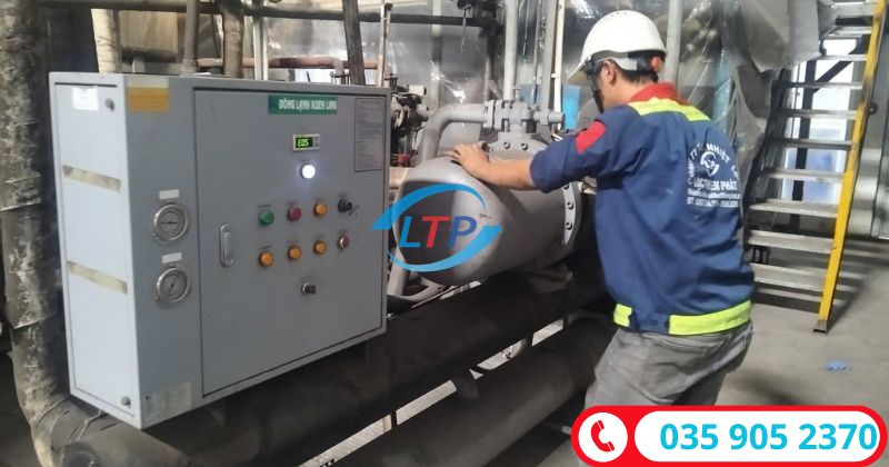 top 1 đơn vị chuyên sửa chữa chiller làm lạnh nước - Lộc Thiên Phát