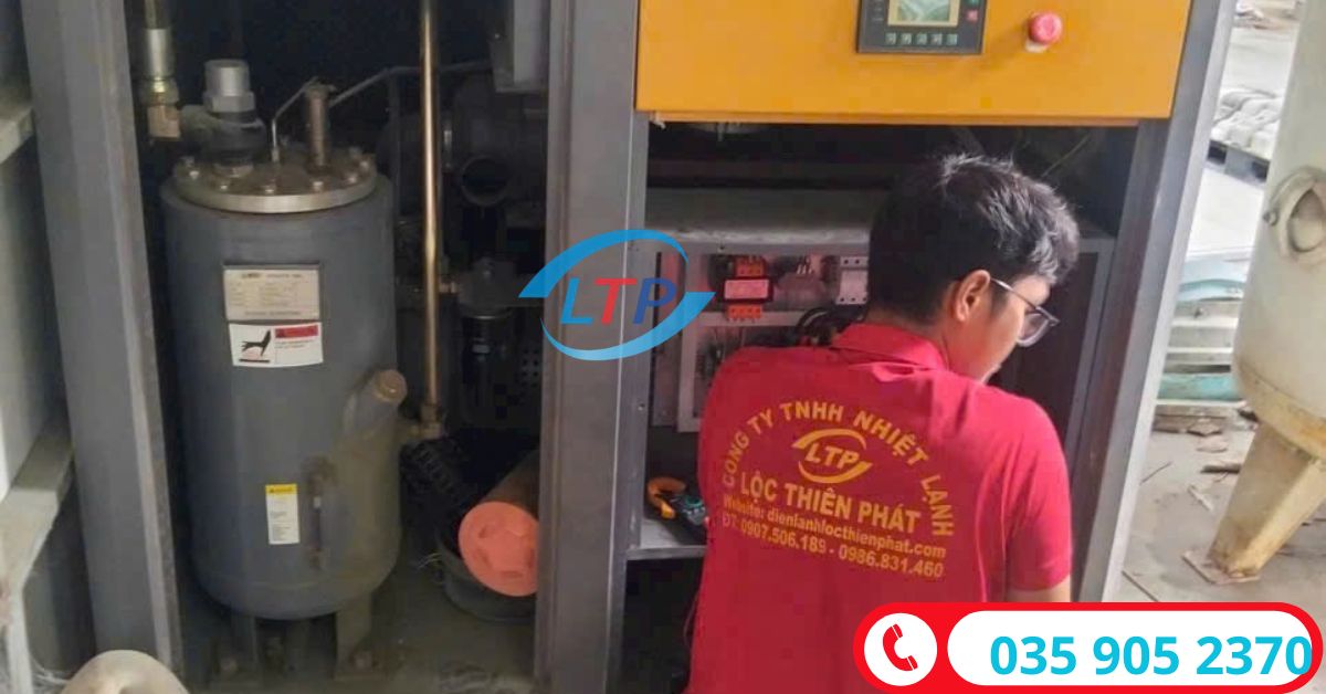 Sửa Chữa Máy Nén Khí Tại KCN Đồng An – Dịch Vụ Chuyên Nghiệp Cho Nhà Máy