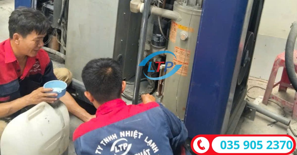 Đại Tu Máy Nén Khí Trục Vít Uy Tín – Lộc Thiên Phát