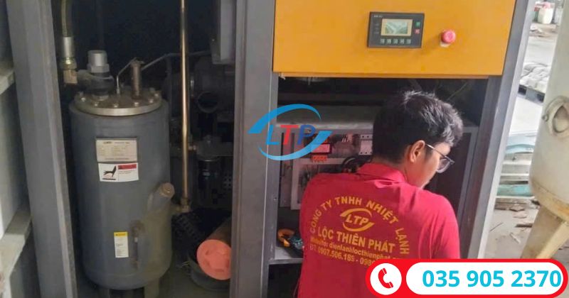 quy trình sửa máy nén khí chuyên nghiệp - Lộc Thiên Phát