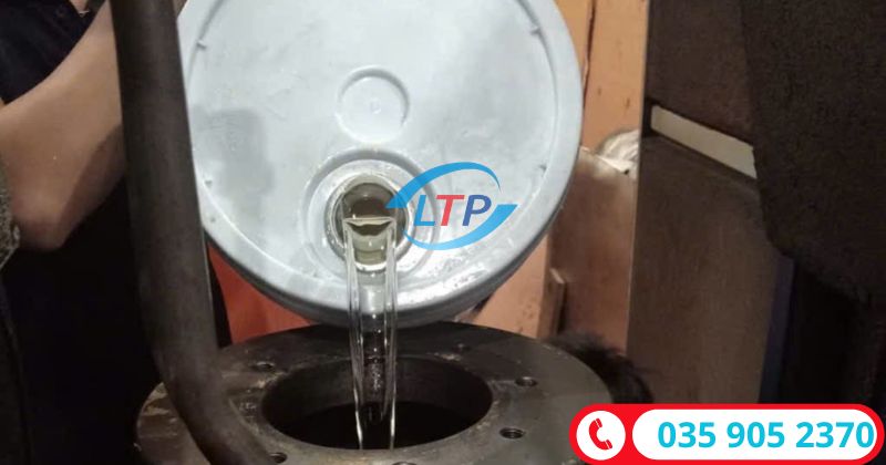 thay dầu máy nén khí - Lộc Thiên Phát