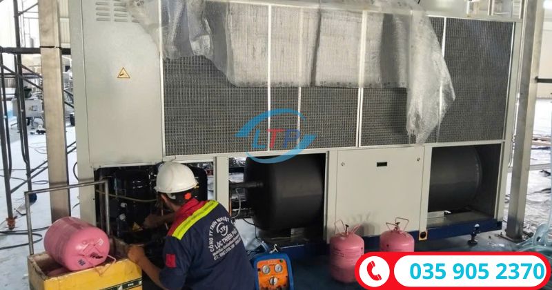 sửa chữa chiller tại Bình Dương