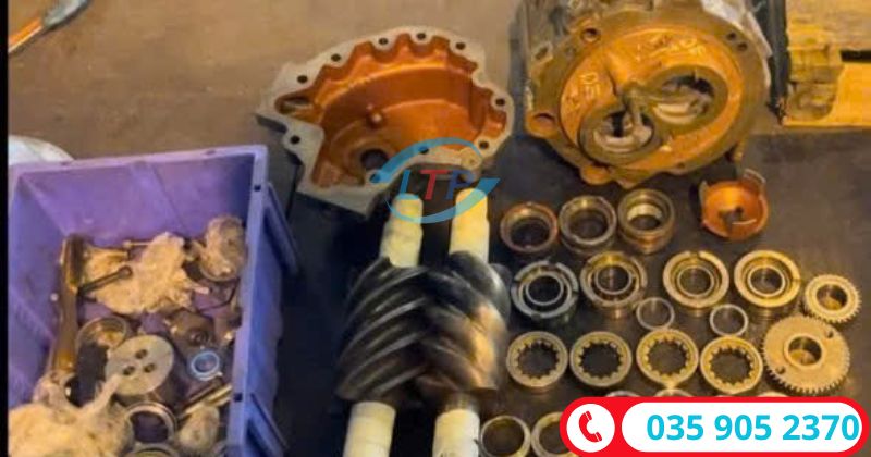 đại tu đầu nén máy nén khí trục vít