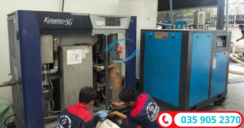 Đơn vị chuyên sửa máy nén khí tại KCN Việt Hương