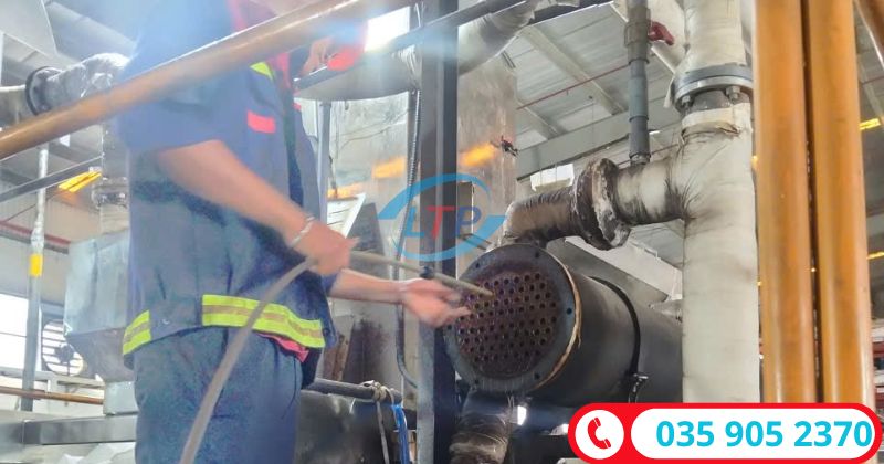 Bảo dưỡng bình ngưng chiller