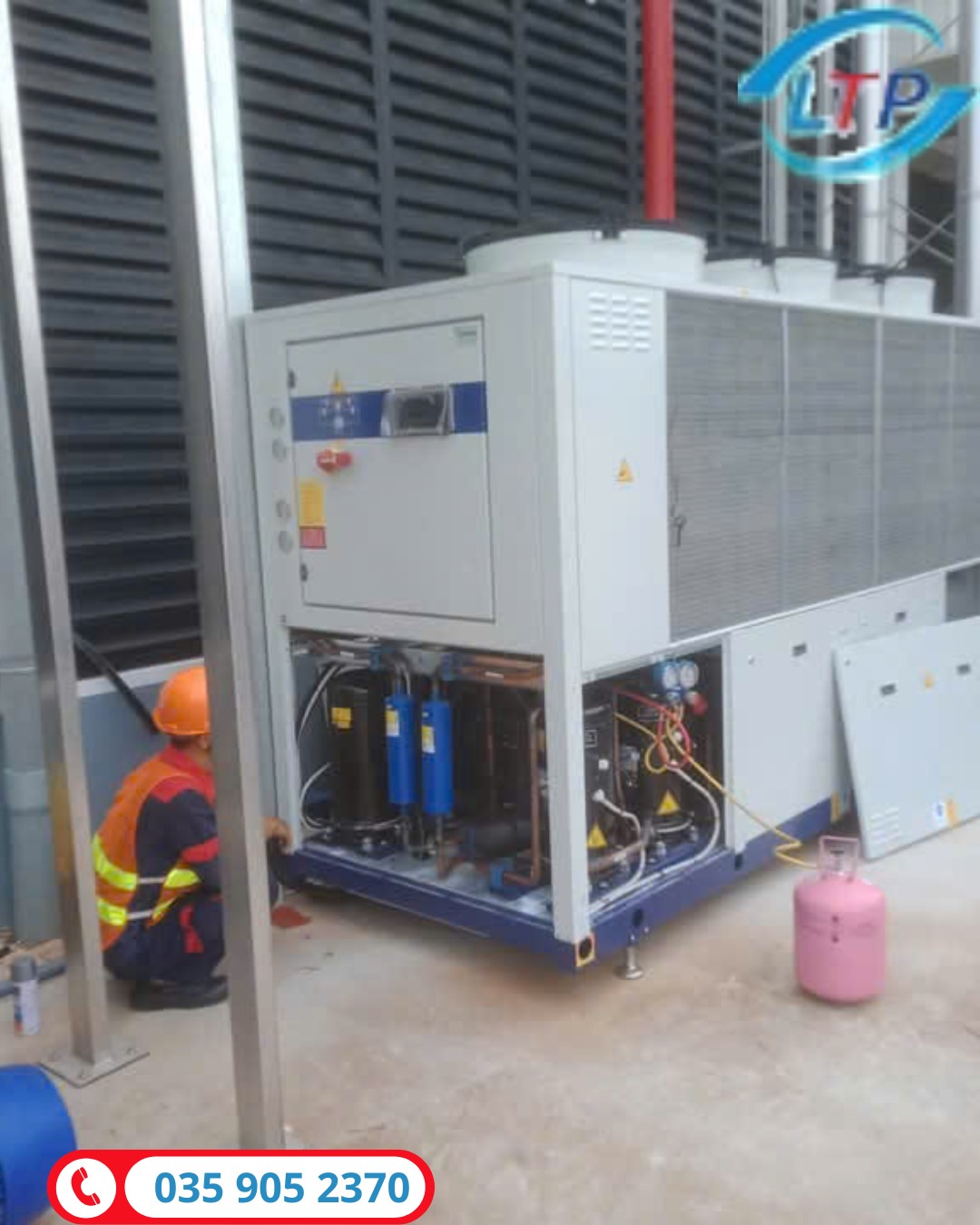 bảo trì chiller tại kcn giang điền - lộc thiên phát