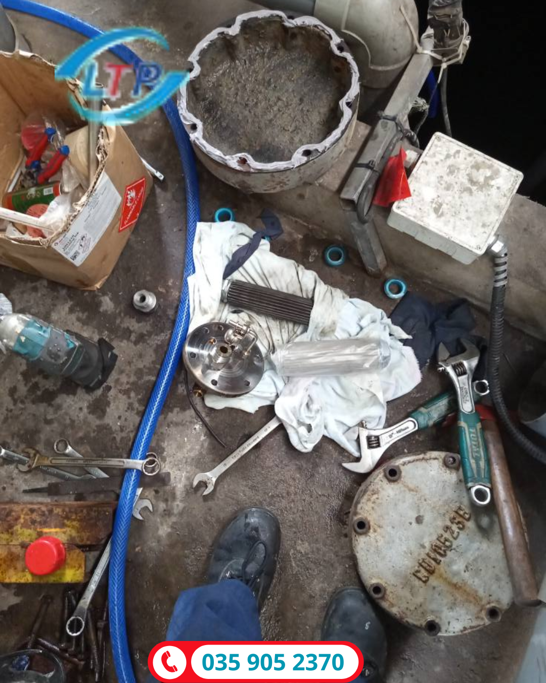 đại tu máy nén hanbeel tại bình dương - lộc thiên phát