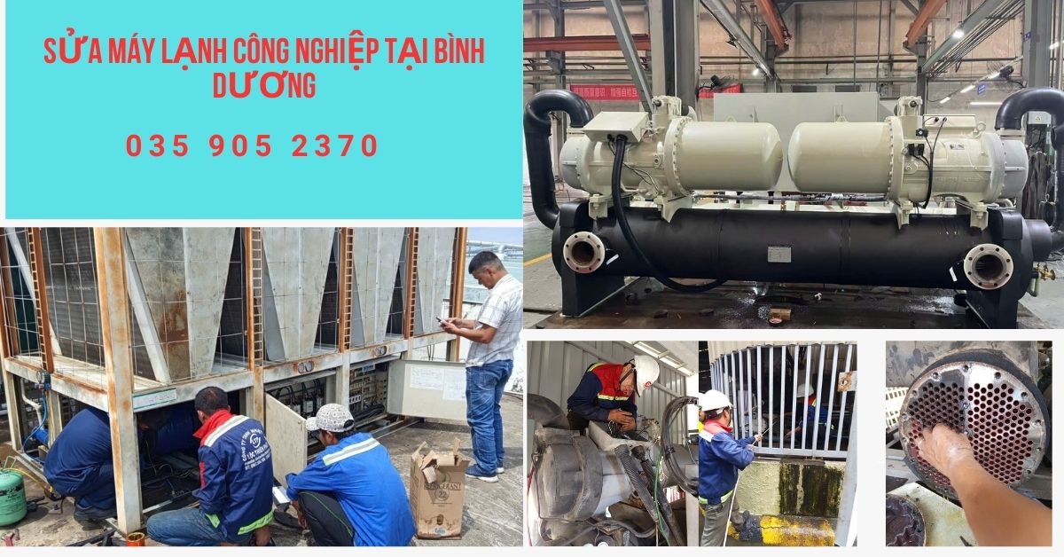 Dịch Vụ Sửa Máy Lạnh Công Nghiệp Bình Dương – Điện Lạnh Lộc Thiên Phát