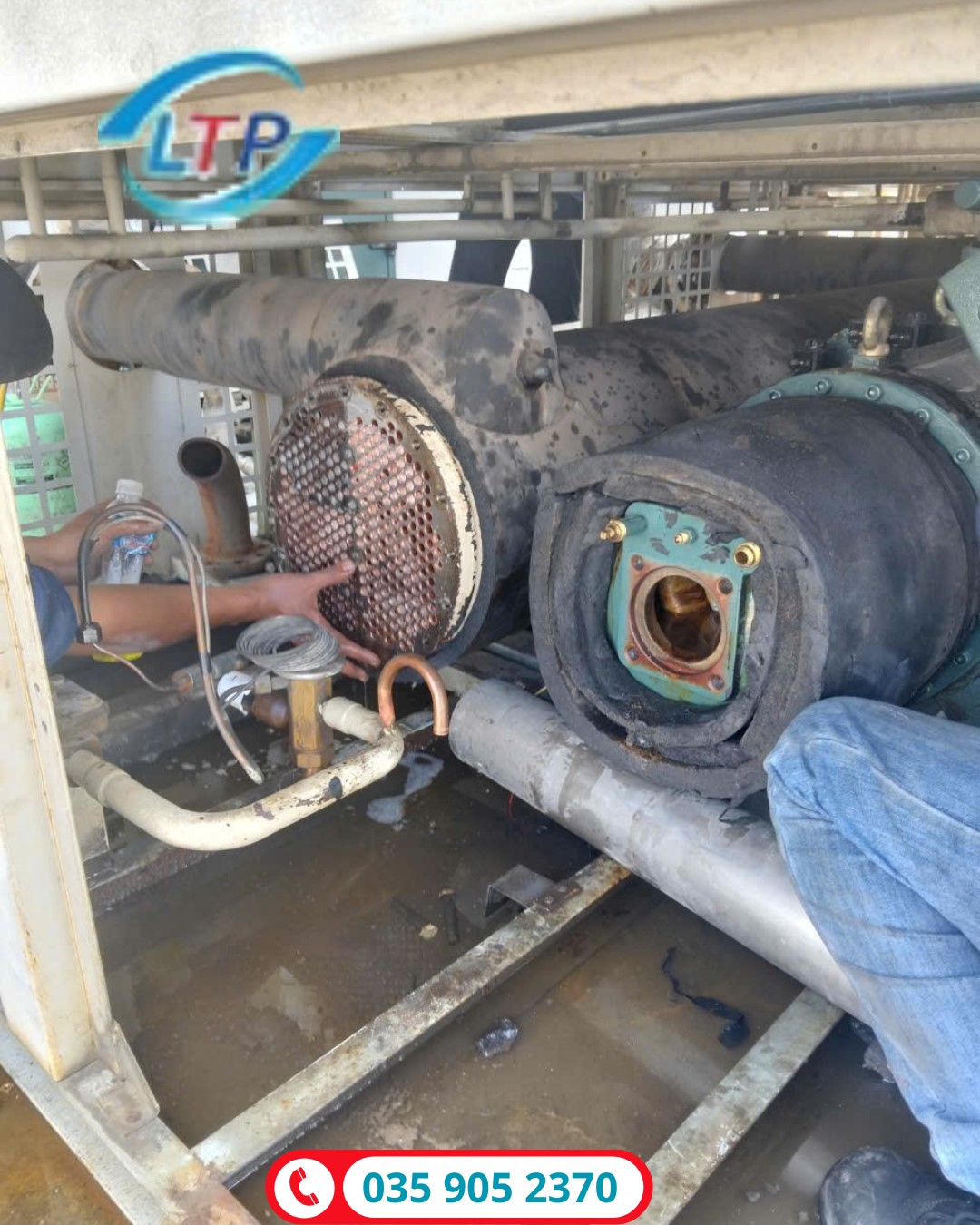 sửa chiller tam phước - lộc thiên phát