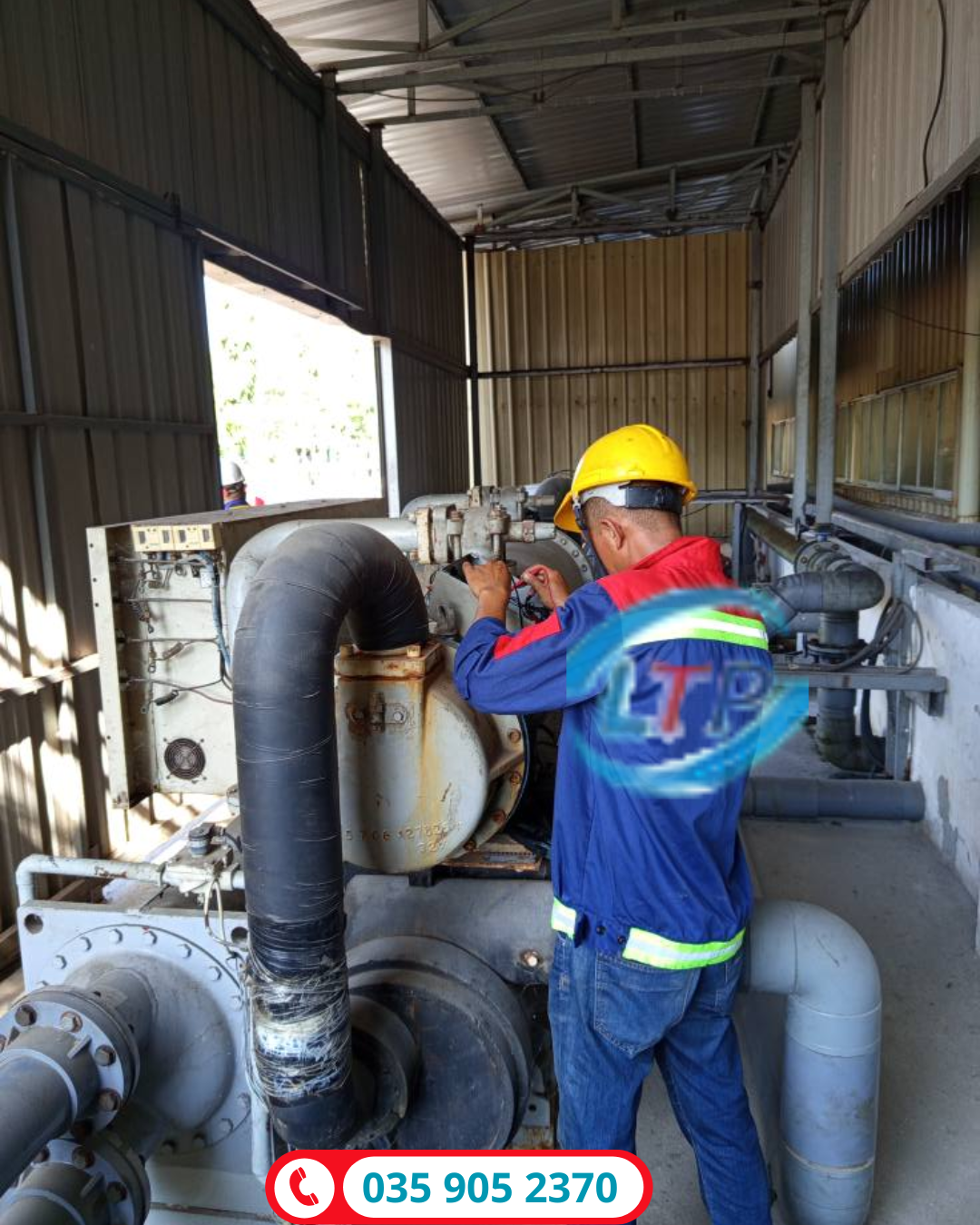 bảo dưỡng máy Chiller công nghiệp tại Bình Dương - lộc thiên phát