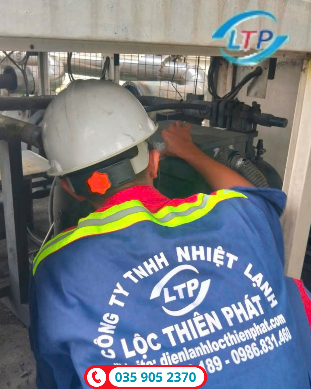 sửa chiller tại long an - lộc thiên phát