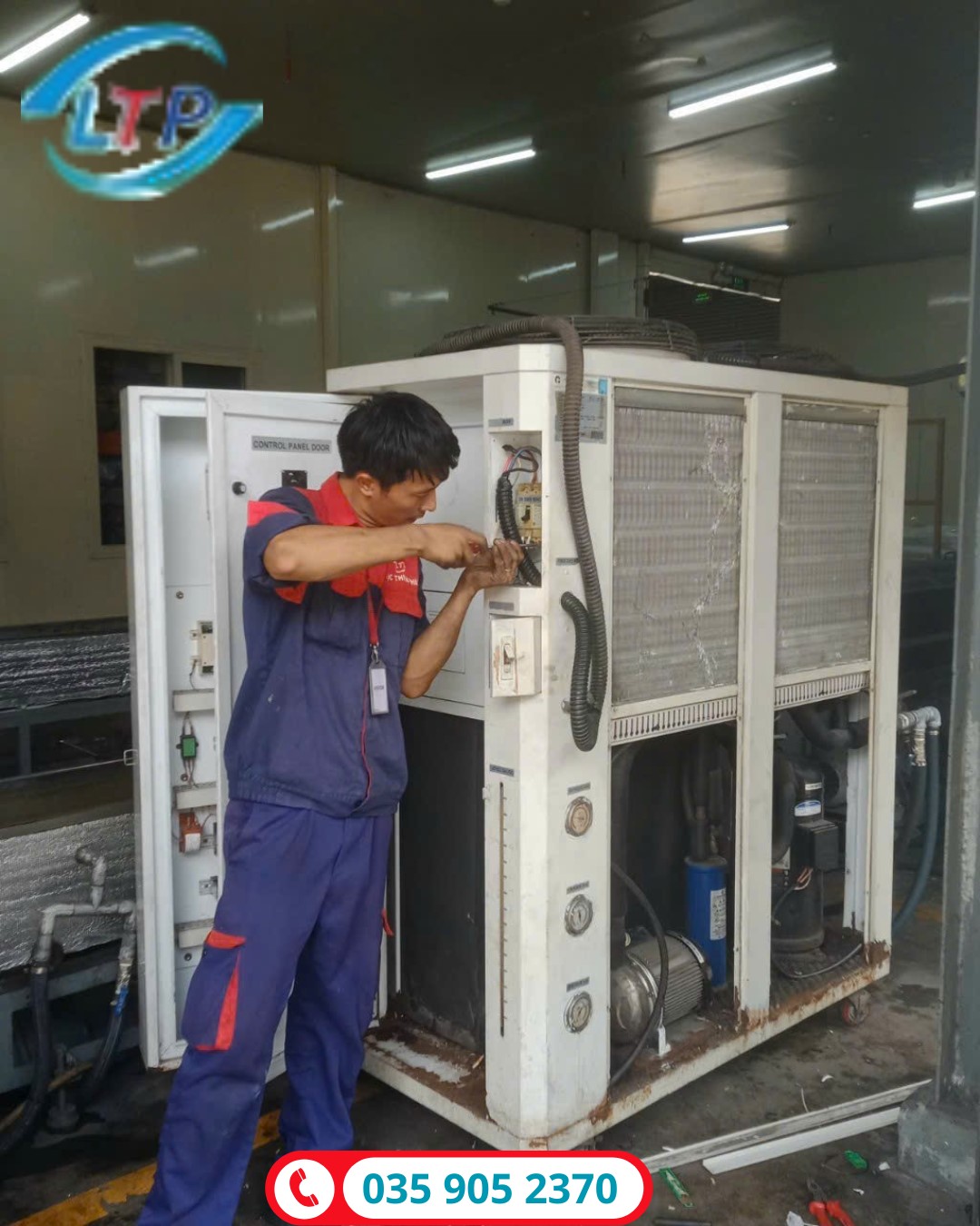 sửa chữa chiller tại nhơn trach đồng nai-lộc thiên phát