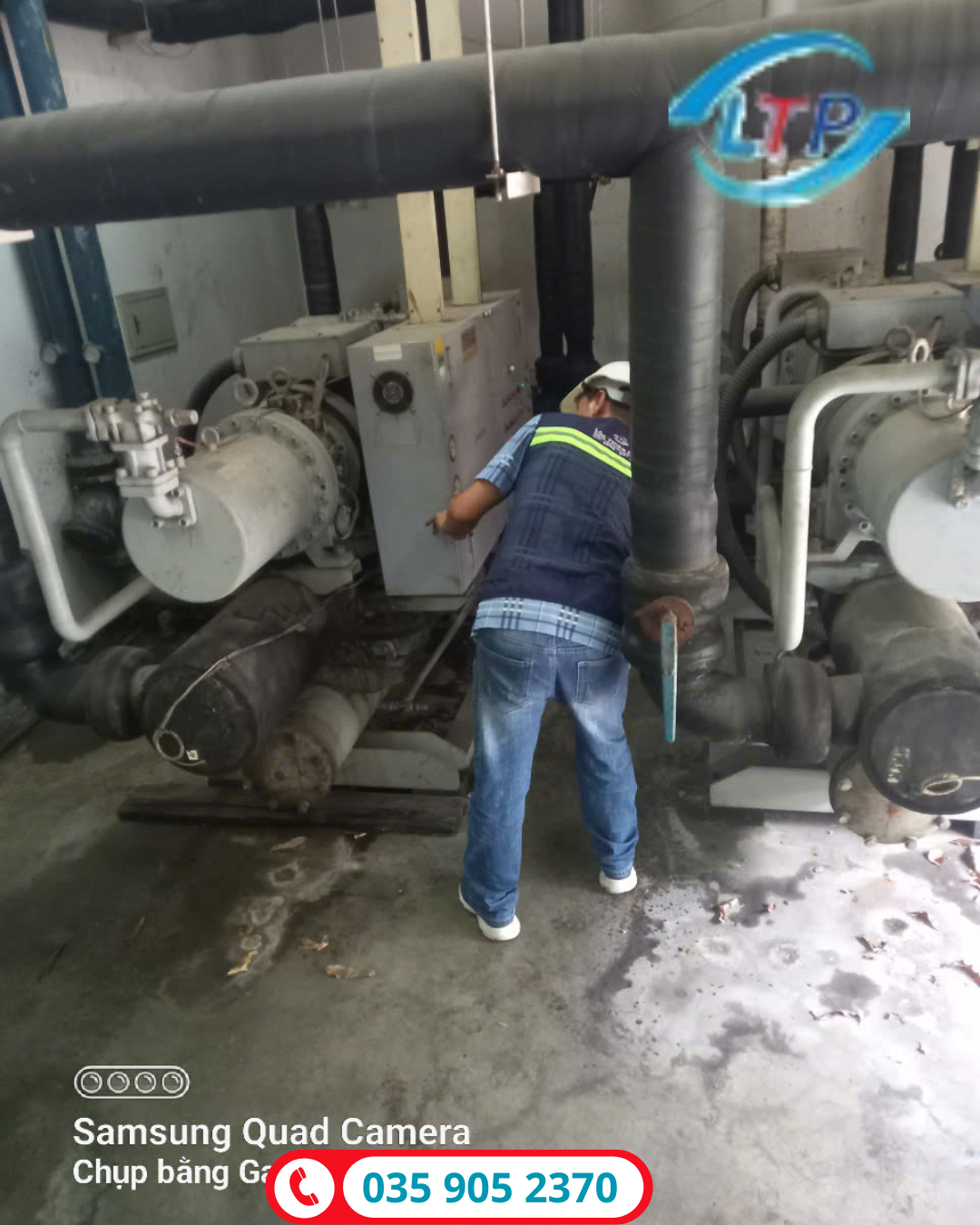 sửa máy lạnh công nghiệp tại nhơn trạch - lộc Thiên Phát