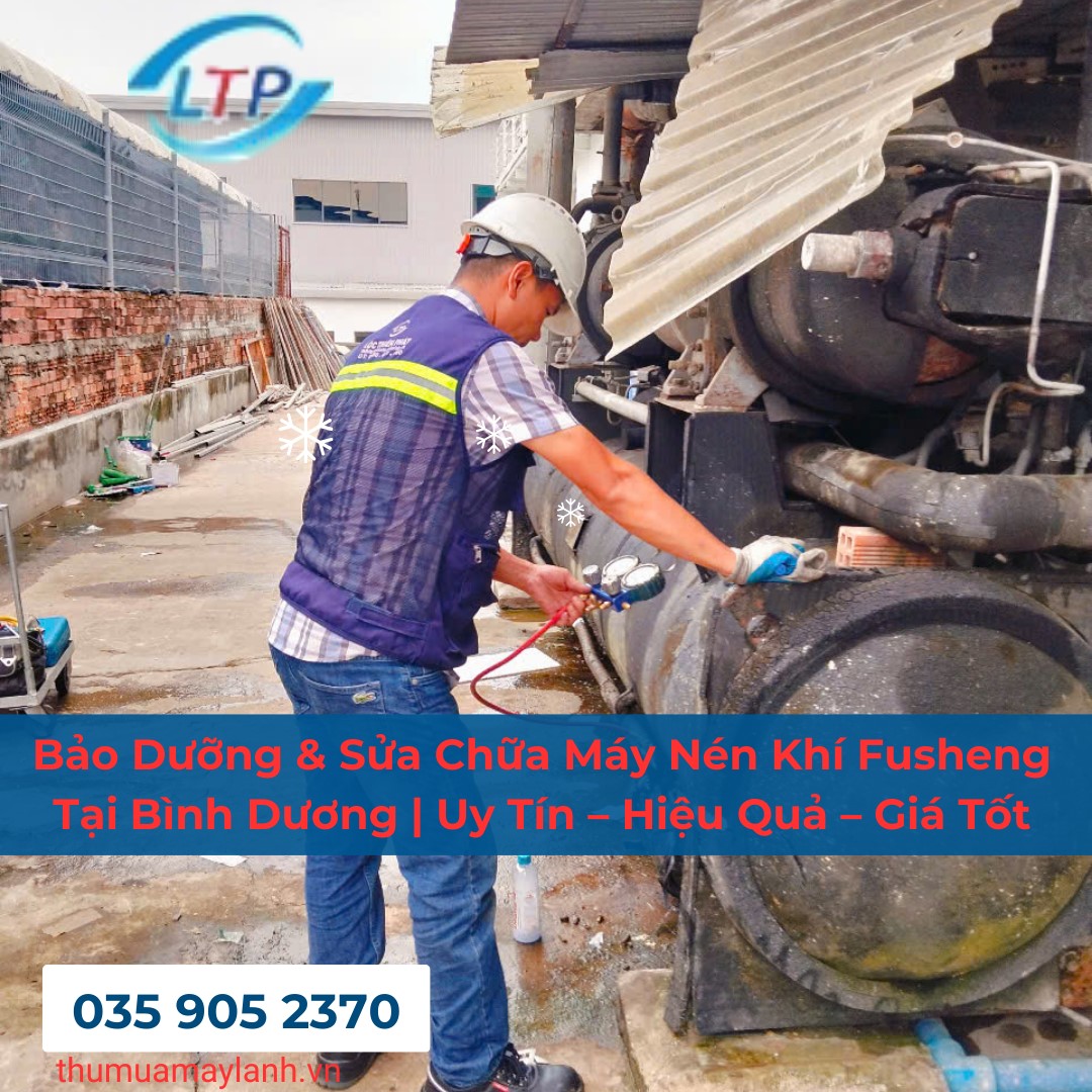 sửa máy nén khí fusheng tại bình dương