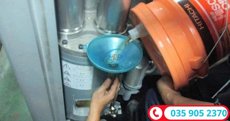 bổ sung dầu máy nén khí-Lộc Thiên Phát