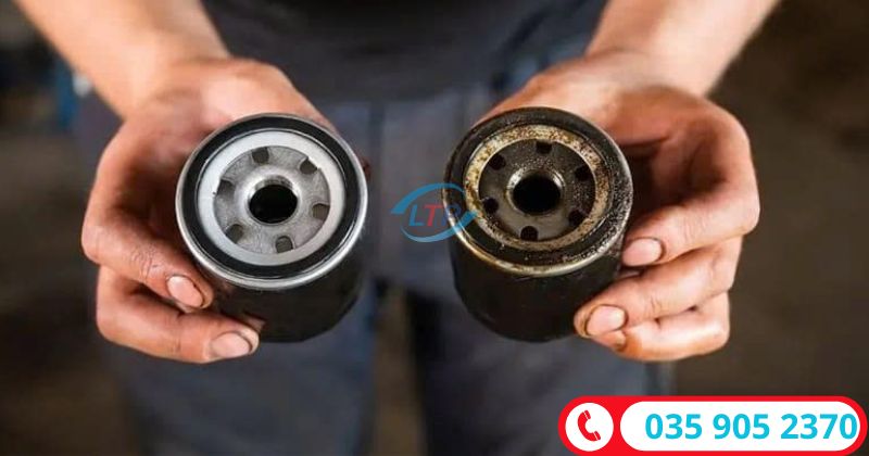 Thay lọc dầu máy nén khí