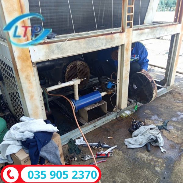 sửa chữa chiller tại vsip Bình Dương-Lộc Thiên Phát