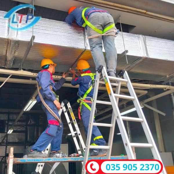 sửa máy lạnh giấu trần nối ống gió-Lộc Thiên Phát