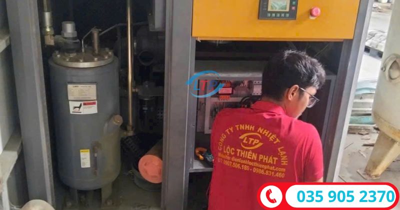 đơn vị chuyên bảo dưỡng máy nén khí trục vít tại Nhơn Trạch uy tín
