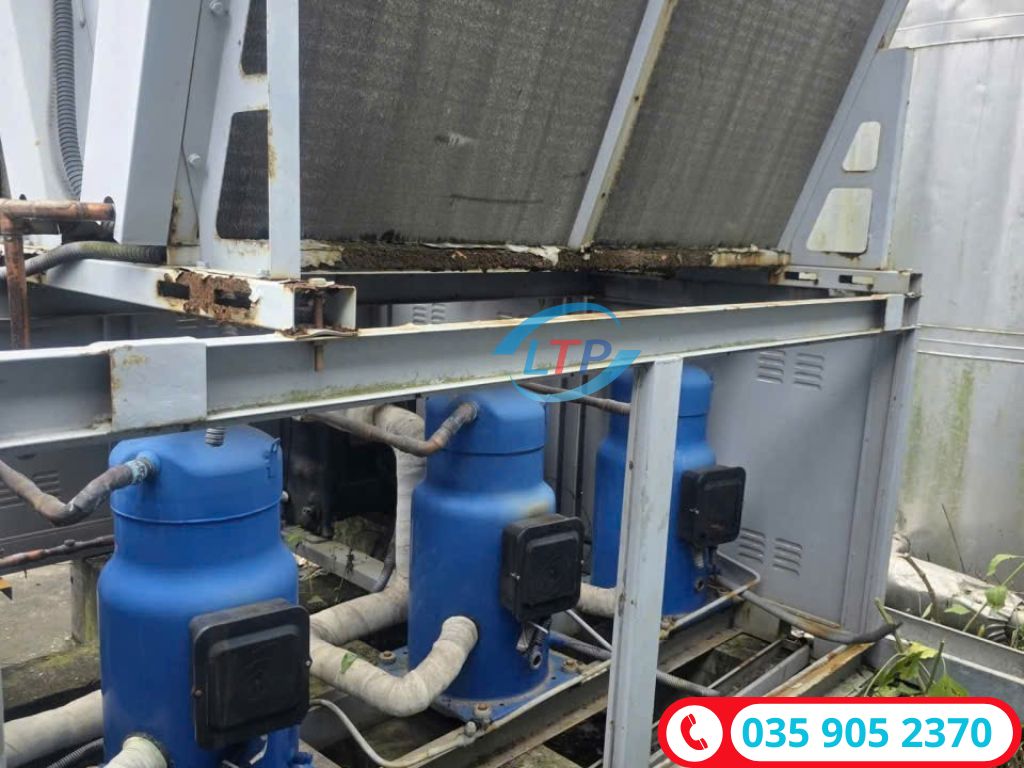 THU MUA CHILLER CŨ TẠI LONG AN – GIẢI PHÁP THANH LÝ THIẾT BỊ LẠNH CÔNG NGHIỆP