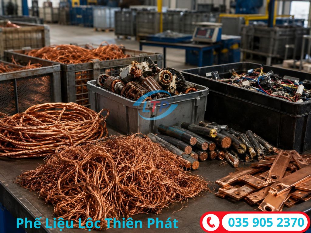 Thu Mua Đồng Đỏ Phế Liệu Từ Nhà Máy, Xí Nghiệp | Lộc Thiên Phát
