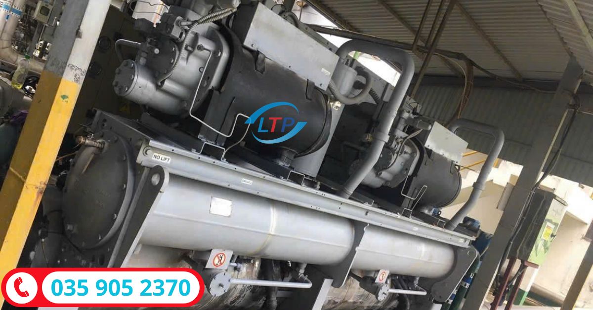 Nhận sửa Chiller trục vít, Chiller giải nhiệt nước tại Long Thành – Đồng Nai