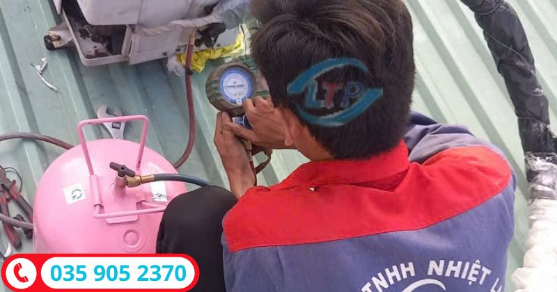 Kiểm tra gas máy lạnh -Lộc Thiên Phát