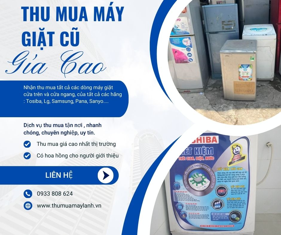 Thu Mua Máy Giặt Cũ Tại Phường Tân Phong, Biên Hòa