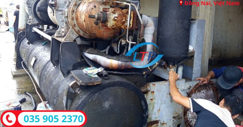bảo dưỡng chiller làm lạnh nước-lộc thiên phát