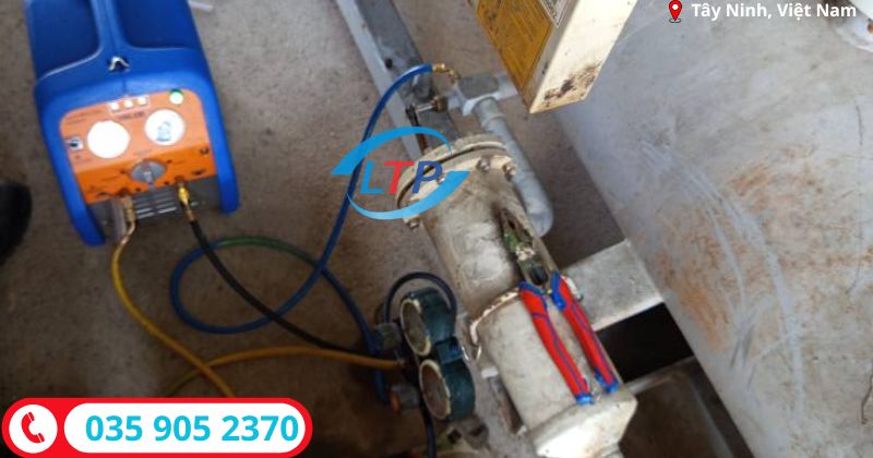 kiểm tra thu hồi gas chiller