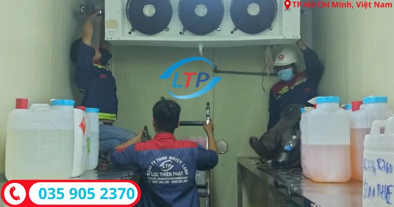 lắp kho lạnh 5hp tại Bình Chánh-Lộc Thiên Phát
