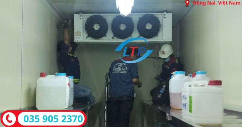 lắp kho lạnh 5hp tại Nhơn trạch Đồng Nai-Lộc Thiên Phát