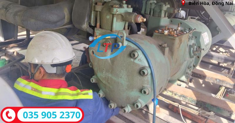 thi công kiểm tra sửa chữa chiller biên hòa-lộc thiên phát