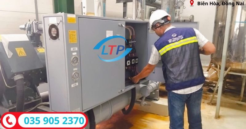 sửa chiller giải nhiệt nước-lộc thiên phát