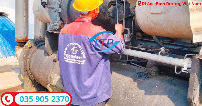 sửa chiller uy tín chuyên nghiệp tại Bình dương-Lộc Thiên Phát