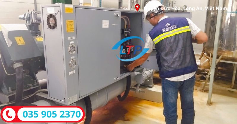 sửa chiller khẩn cấp tại Đức Hòa Long An-Lộc Thiên Phát