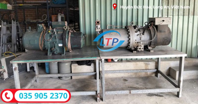 đại tu máy nén lạnh Chiller tại Đức Hòa-Long An