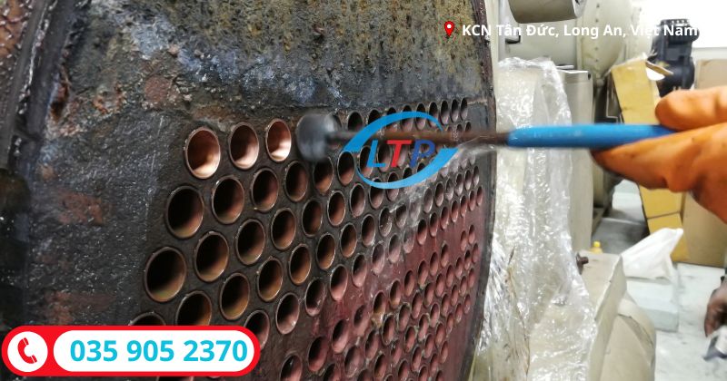 bảo trì chiller tại KCN Tân Đức Long An-Lộc Thiên Phát