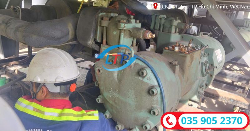 sửa máy lạnh chiller  tại KCN Tân Tạo 24/7-Lộc Thiên Phát