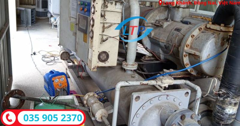 bơm gas chiller-lộc thiên phát