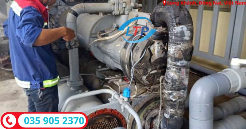 sửa chiller giải nhiệt nước-lộc thiên phát