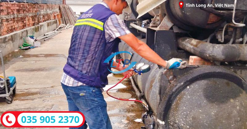 kiểm tra vệ sinh chiller tại Long An-Lộc Thiên Phát