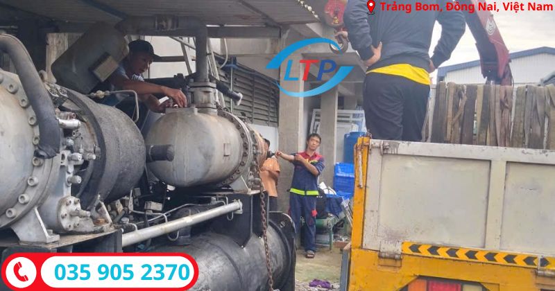 kiểm tra máy nén chller tại trảng bom-lộc thiên phát