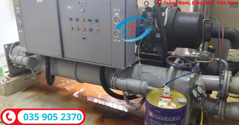 bổ sung dầu máy nén hanbell-Lộc Thiên Phát