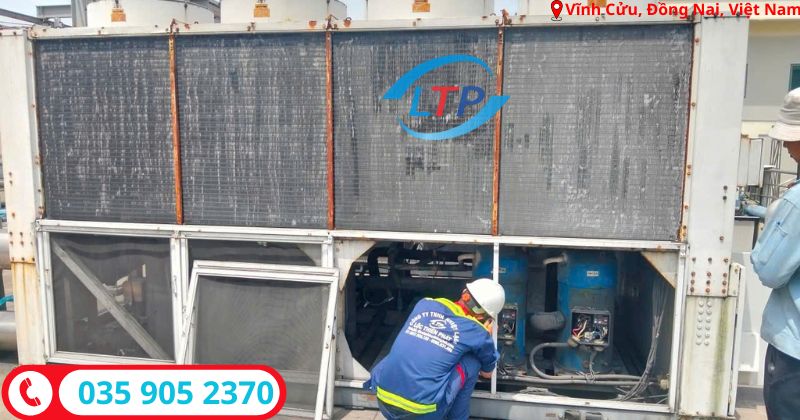 kiểm tra sửa chữa máy lạnh công nghiệp-lộc thiên phát