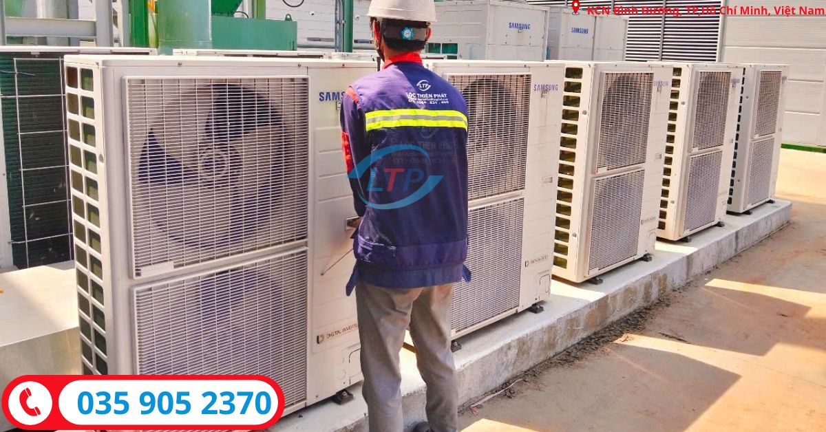 Dịch Vụ Sửa Chữa Máy Lạnh Công Nghiệp AHU, Chiller Tại KCN Bình Đường | Lộc Thiên Phát