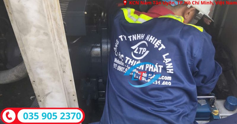 kiểm tra máy nén chiller-lộc thiên phát