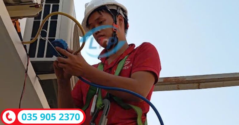 kiểm tra sửa chữa máy lạnh-lộc thiên phát
