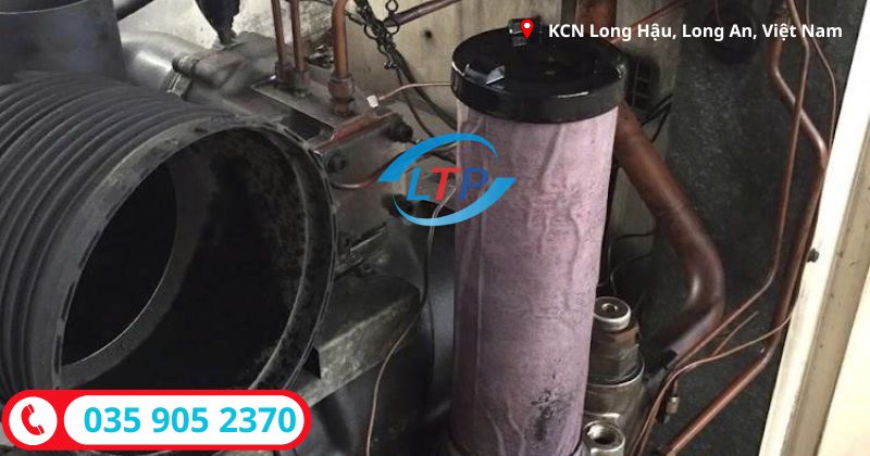 sửa máy nén khí KCN Long Hậu Long An-Lộc Thiên Phát