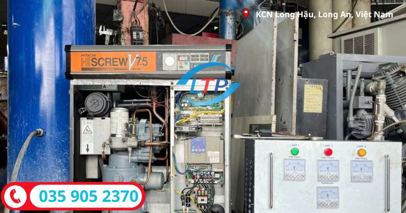 sửa chữa bảo trì máy nén khí tại KCN Long Hậu